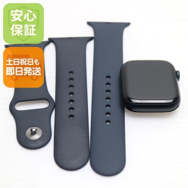 超美品 Apple Watch Series8 45mm GPS ミッドナイト スマホ 土日祝発送 即日発送