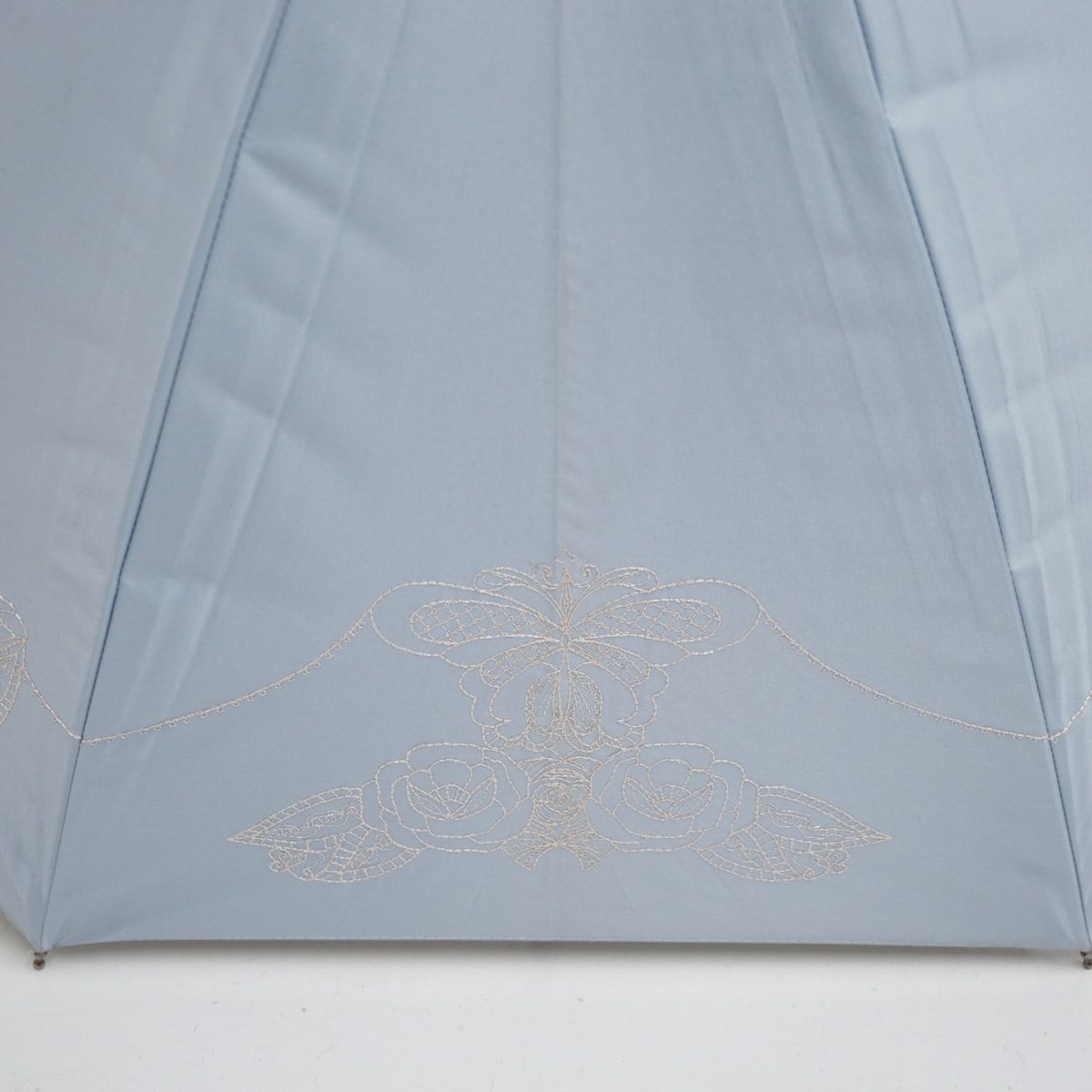 日傘 ANNA SUI アナスイ USED品 晴雨兼用 パゴダ傘 刺繍 遮光 撥水 UV