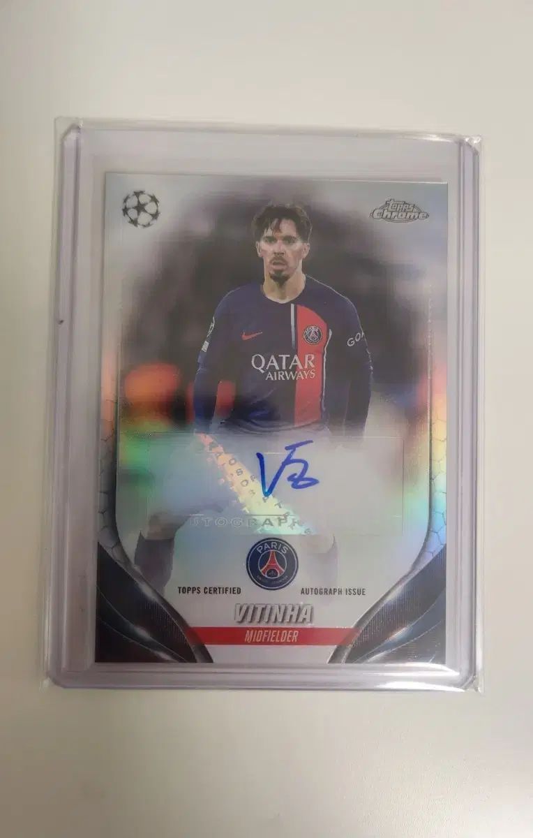 psg ビティーニャ サインカード