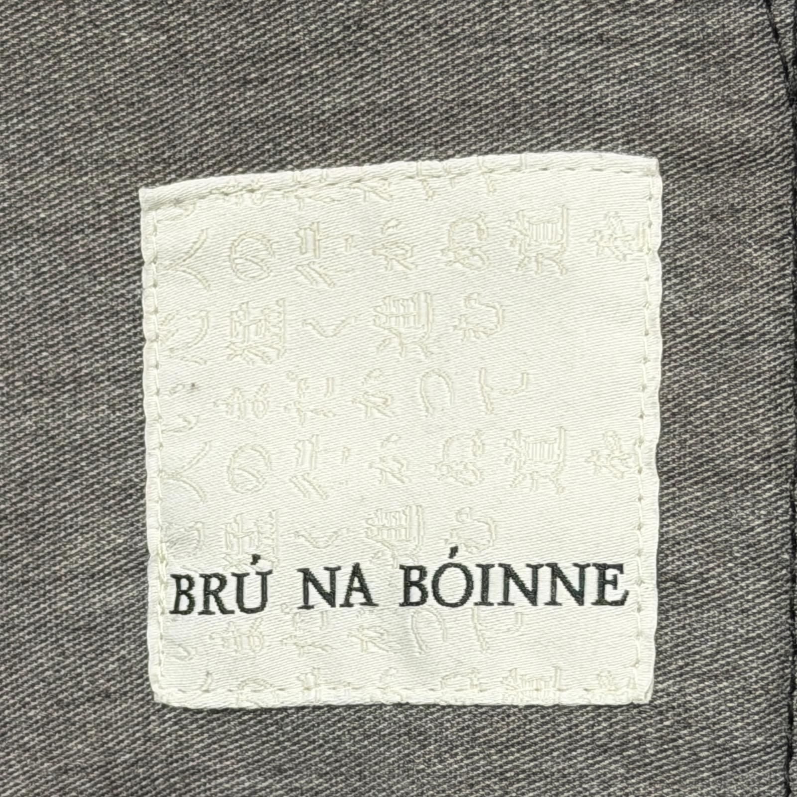参考上代36300円 BRU NA BOINNE アブストラクトデニム2号 ブラック