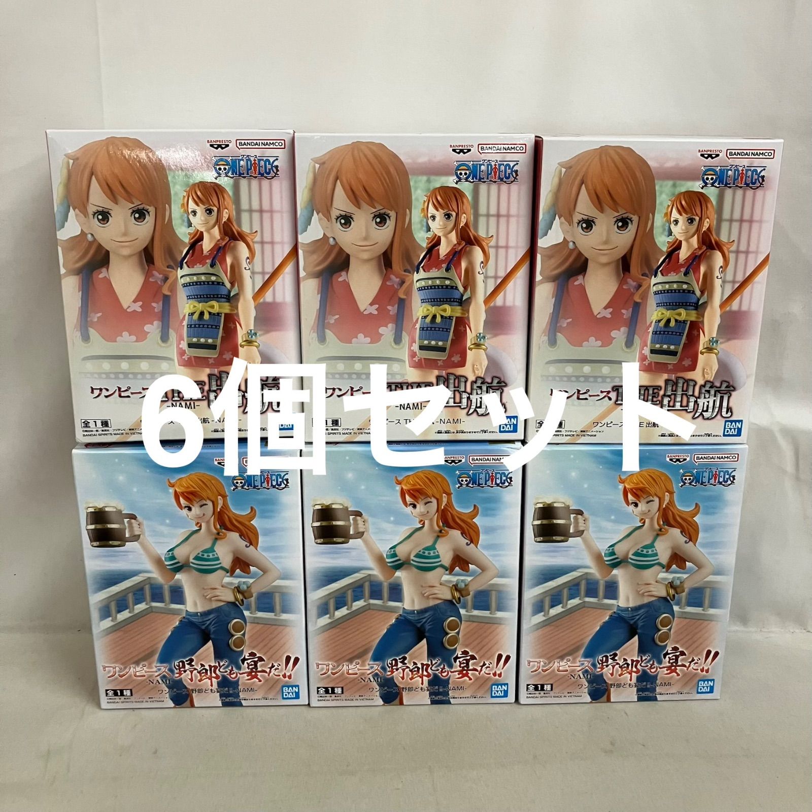 未開封 ワンピース ナミ まとめ フィギュア 6個セット SF7G53 c099