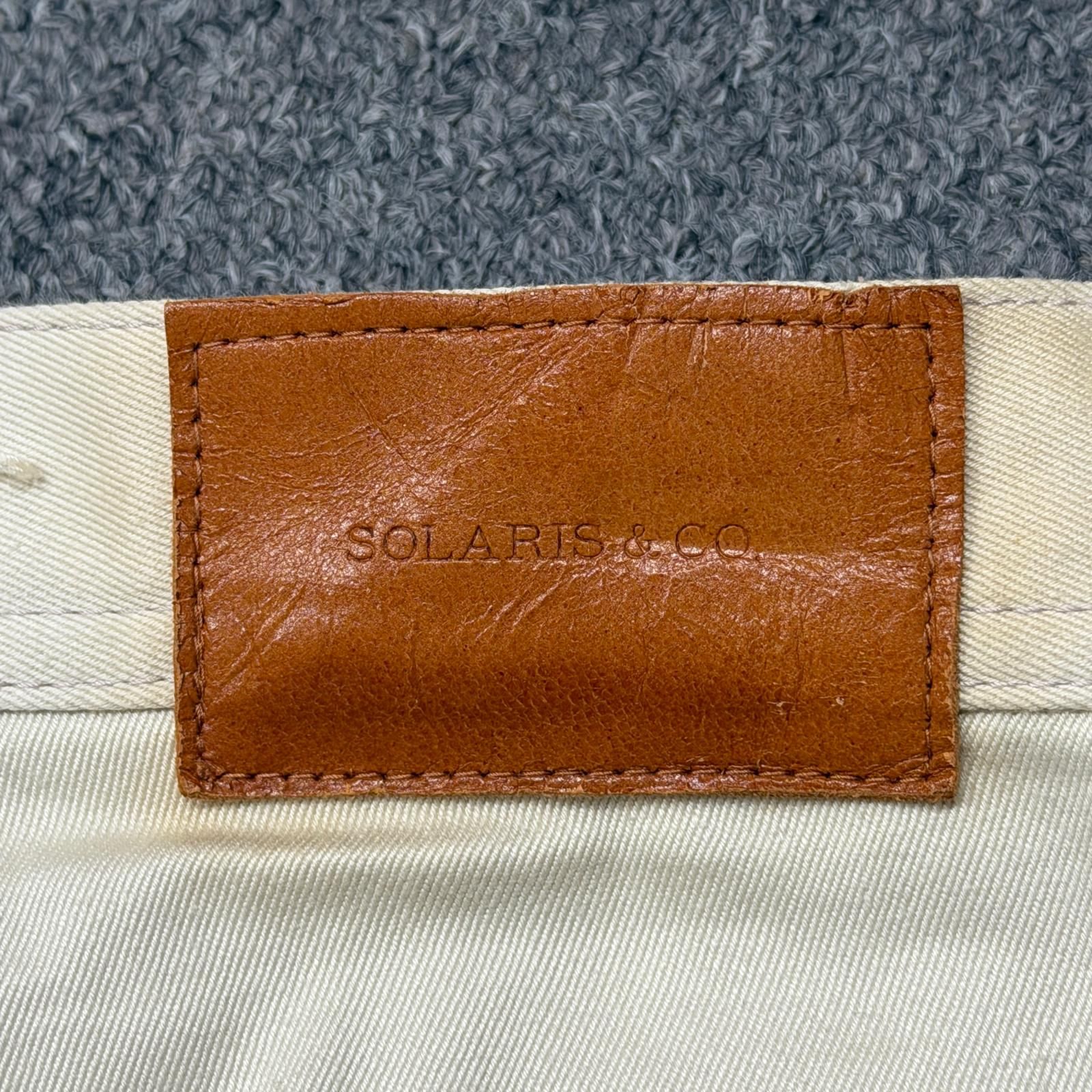 SOLARIS&CO NAVAL FLARE PANTS ストレートパンツ セーラーパンツ