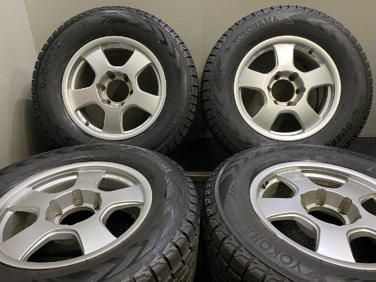 【YK ice GUARD G075 265/65R17】スタッドレス【社外ホイール 17インチ 7.5J6HPCD139.7+25】21年製 バリ溝 ランクルプラド等　(KTM828) 44,850円