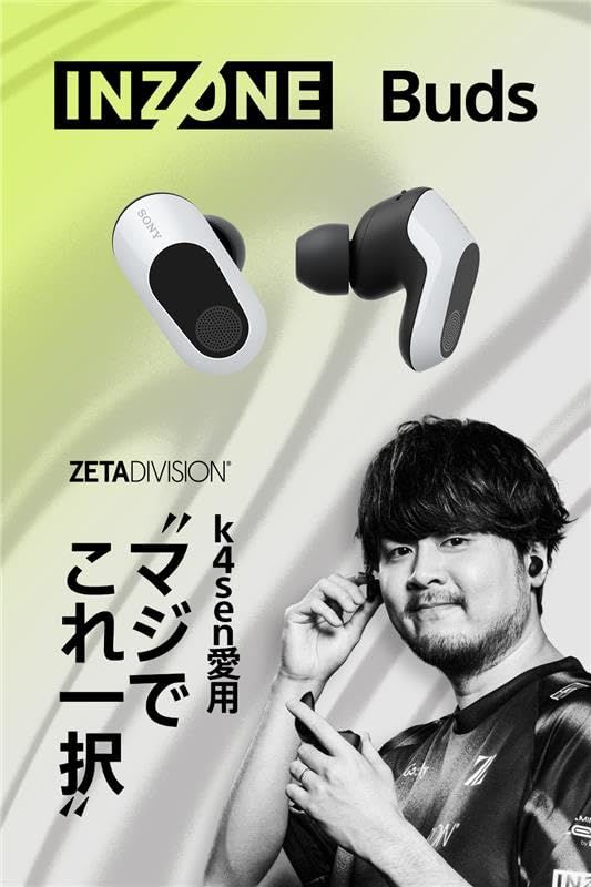 SONY ソニー INZONE Buds WF-G700N WZ ホワイト ワイヤレスノイズキャンセリングゲーミングヘッドセット