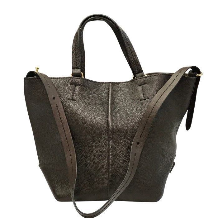 Max Mara マックスマーラ トートバッグ レディース シボレザー 2way ハンド/ショルダーバッグ ポーチ付き ブラウン 中古 T1 10,800円