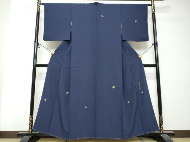 平和屋着物●世界的人形師　辻村寿三郎　ジュサブロー　訪問着　舞蝶文　金彩　正絹　逸品　未使用　DABI2940ud