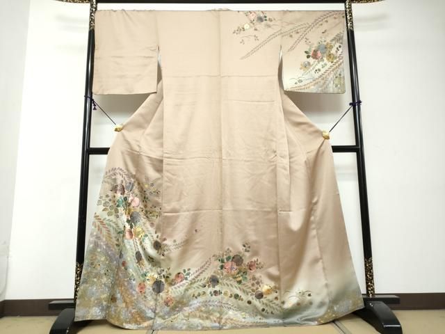 平和屋着物●訪問着　螺鈿　辻が花　暈し染め　金銀彩　正絹　逸品　DABI2942ud 33,800円