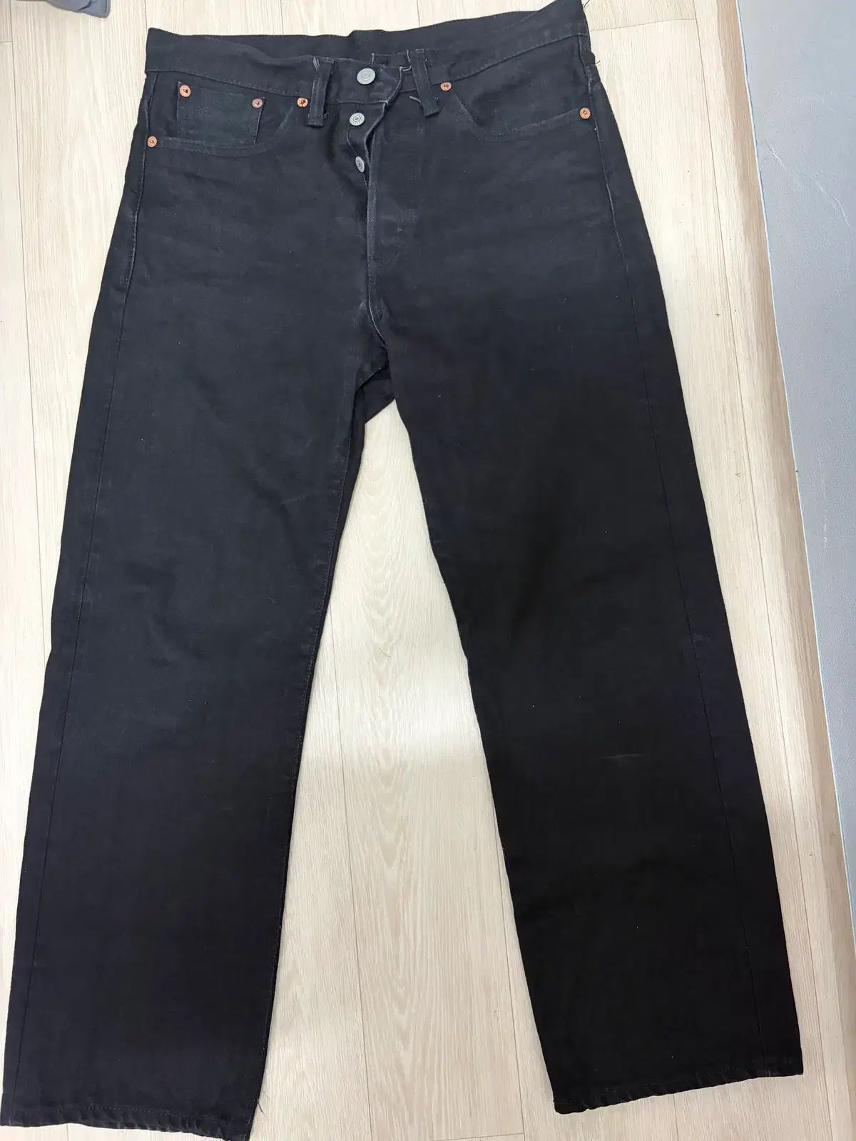 RRL(ダブルアールエル) ヴィンテージFIVEポケット ブラックオンブラック 31/30