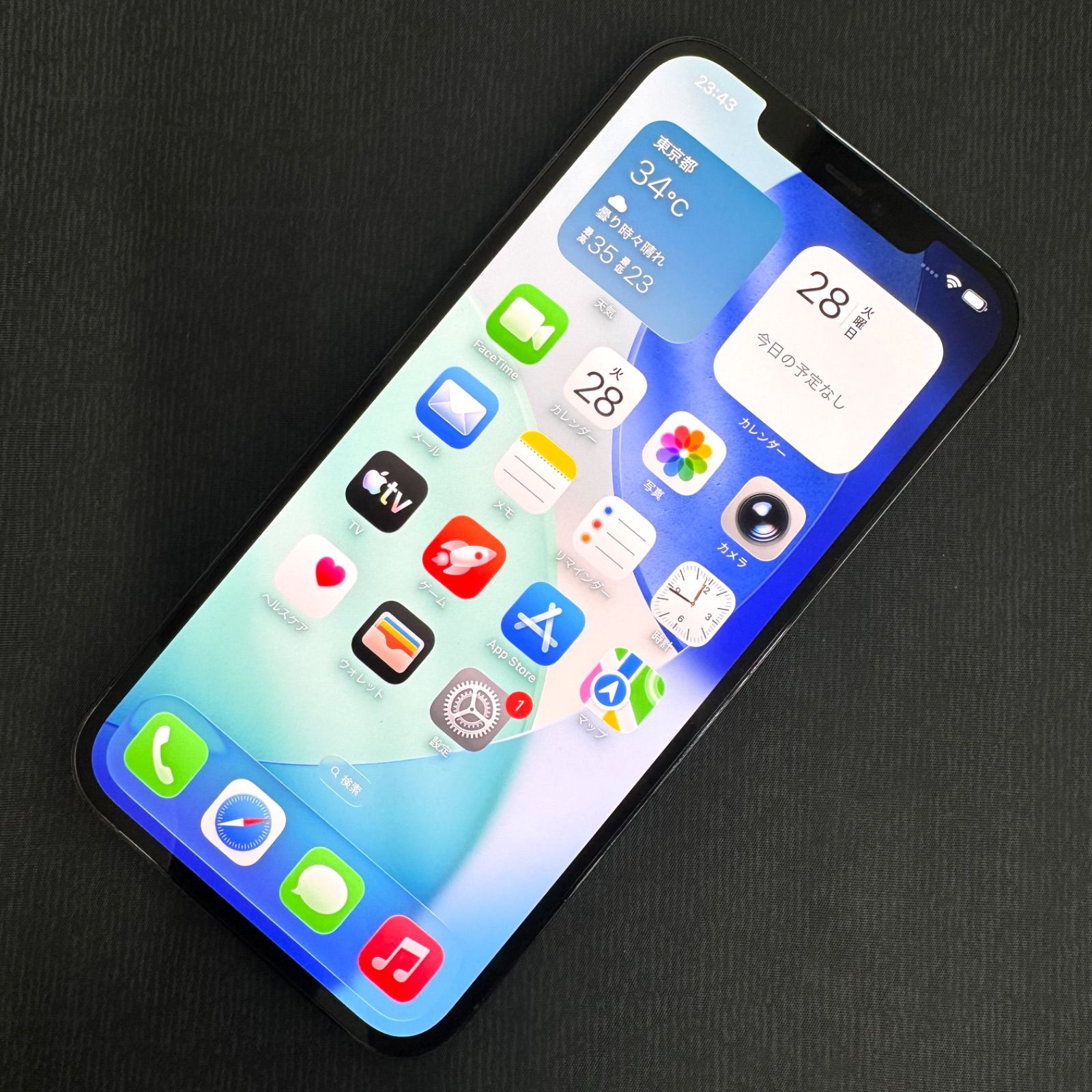 SIMロック解除済 iPhone 12 Pro Max 256GB パシフィックブルー NGD23J/A 34,450円