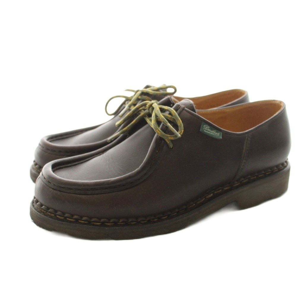 パラブーツ Paraboot ミカエル チロリアンシューズ レザーシューズ レースアップ 4.5 茶 ブラウン 73675 /KU