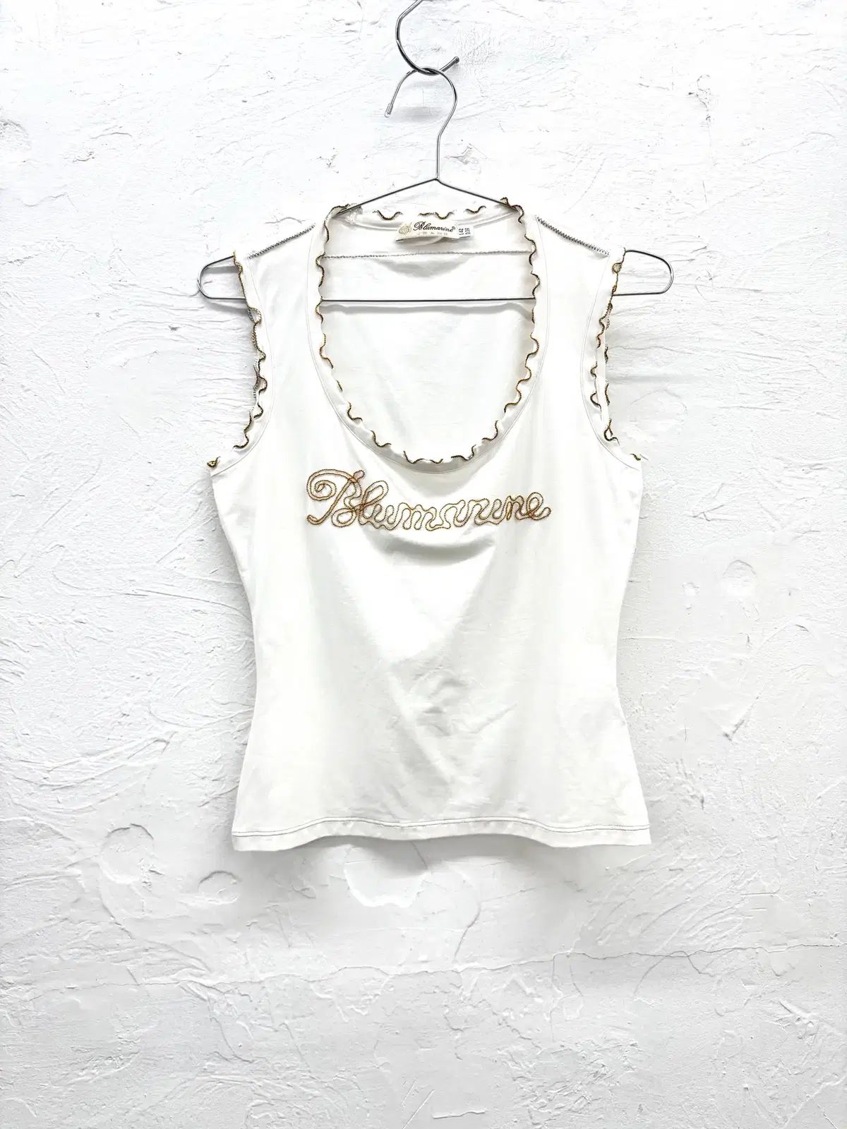 blumarine ボールチェーン タンクトップ