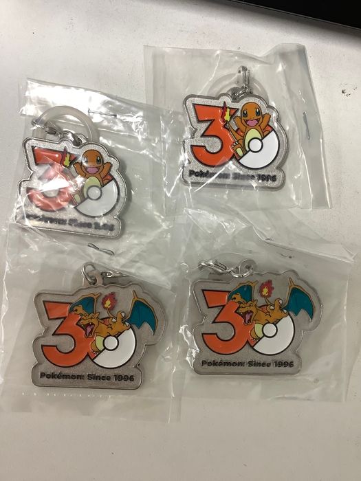 T18 ポケモン 30周年 メタルチャーム 4点 めじるしチャーム