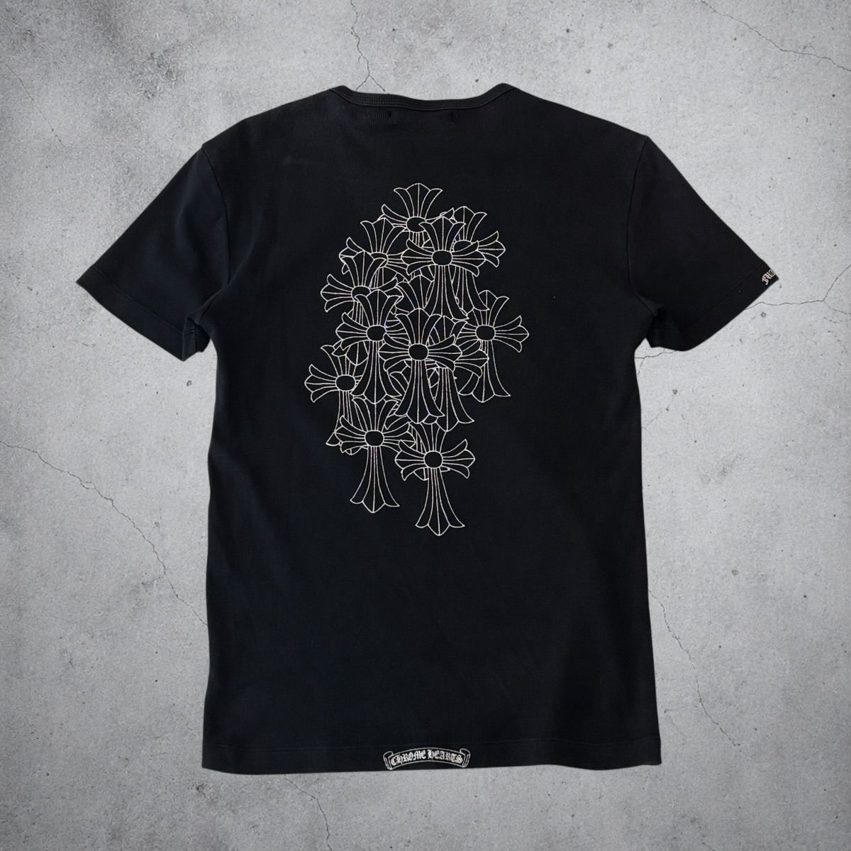 USA製 90s Chrome Hearts Cemetery Thermal S/S TEE クロムハーツ