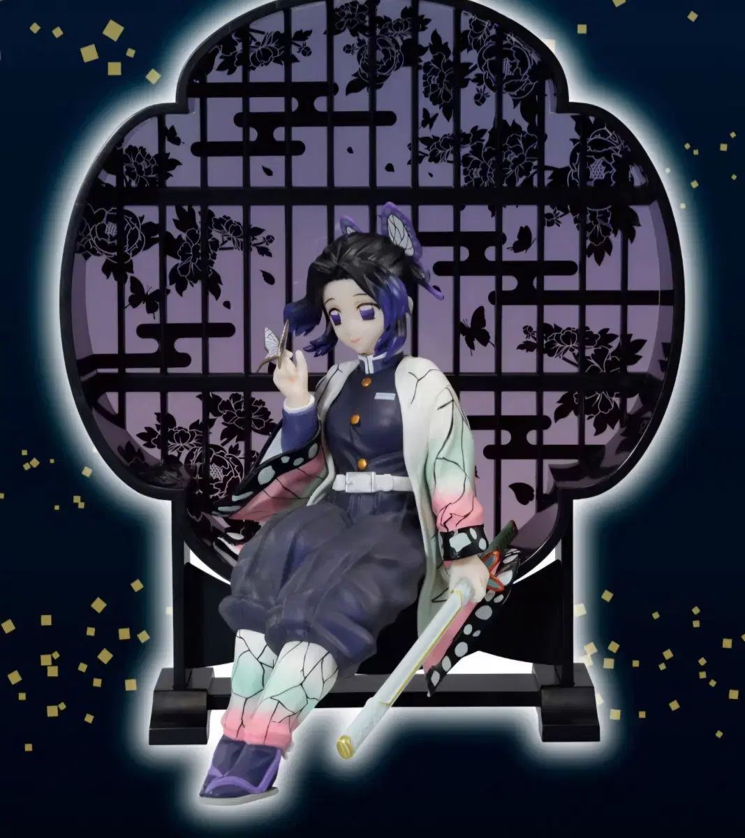 Demon Slayer: Kimetsu no Yaiba Ichiban Kuji Demon Slayer: Kimetsu no Yaiba Shinobu Ichiban Kuji Figura Shinobu Pantalla plegable