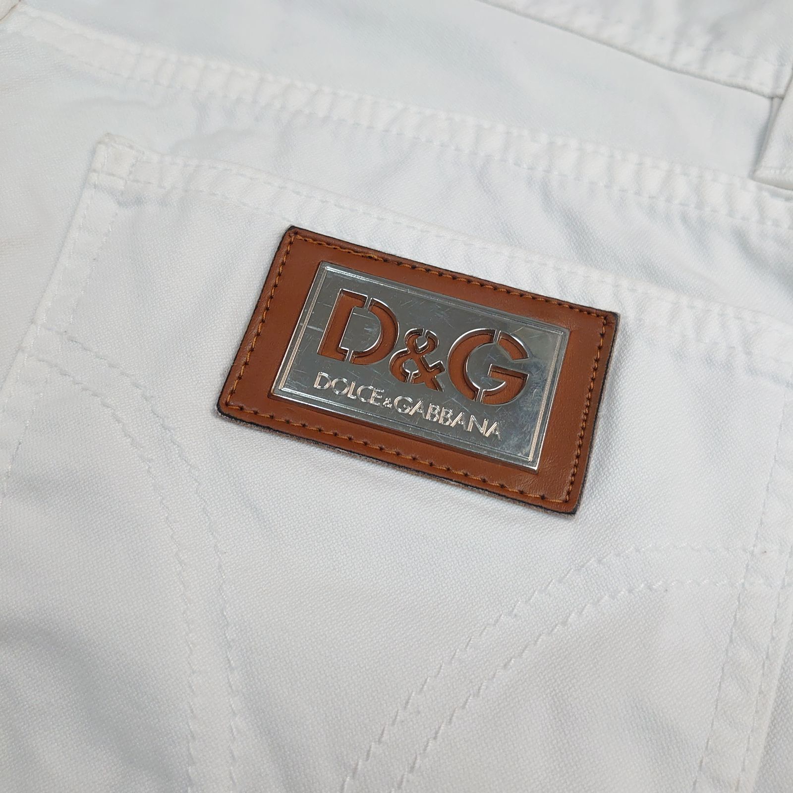 D&G ／ Dolce＆Gabbana ドルチェアンドガッバーナ ホワイトデニム 30