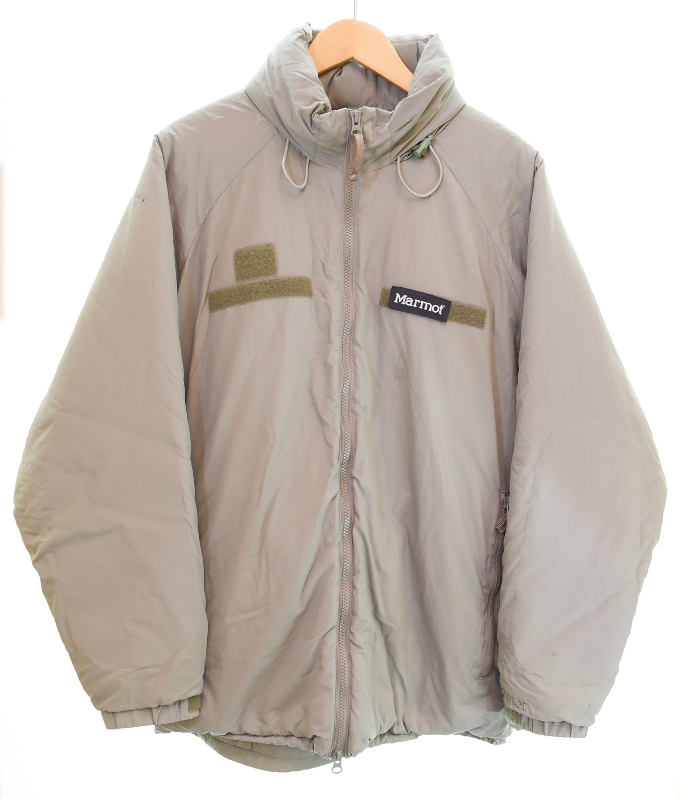 マーモット MARMOT EXTREME COLD WEATHER JACKET エクストリーム コールドウェザー ナイロン ダブルジップ 2way 中綿 フード内蔵 TOMMJK09FS XL ジャケット カーキ LLサイズ 103MT-5098