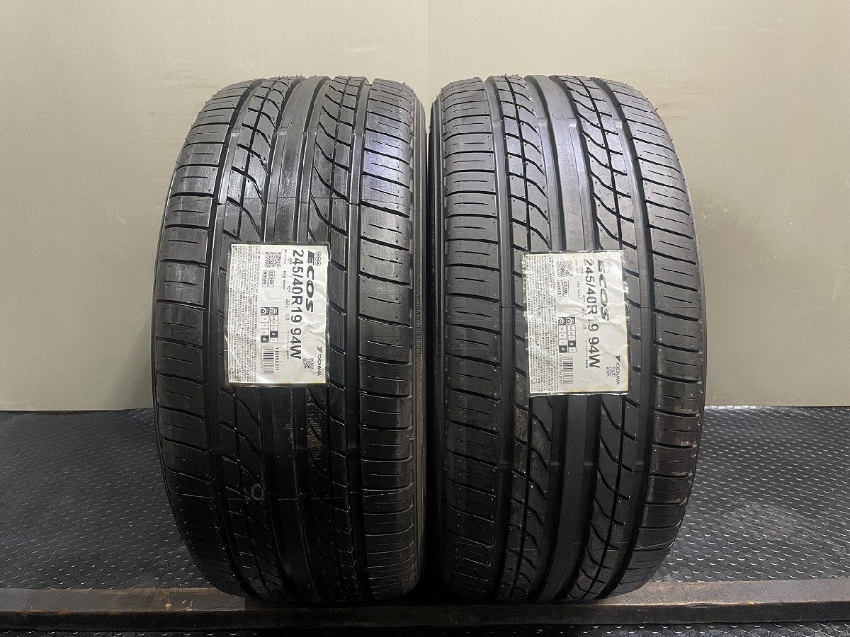タイヤ1本 245/40R19 .94.W ヨコハマ.ECOS .ES 300. 新品】YOKOHAMA ECOS ES300 245/40R19 94W 19インチ 夏タイヤ 2本 21年