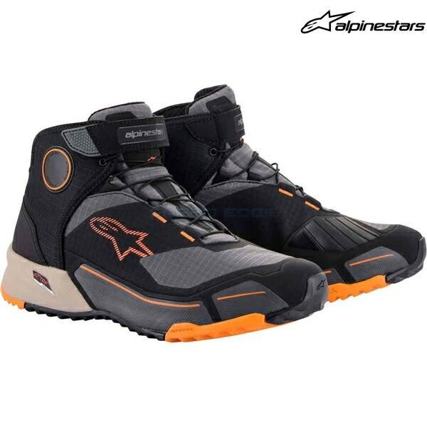alpinestars アルパインスターズ シューズ CR-X DRYSTAR RIDING SHOE カラー:BLACK LIGHT BROWN ORANGE(1284) サイズ:9/26.5cm 18,908円