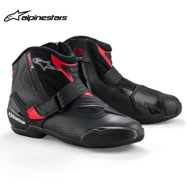 alpinestars アルパインスターズ ブーツ SMX-1 R v2 VENTED BOOT カラー:BLACK RED(13) サイズ:40/25.5cm