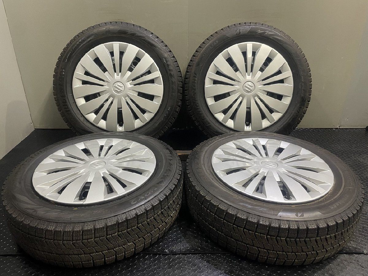 BS BLIZZAK VRX2 175/65R15】スタッドレス【SUZUKI スズキ スイフト 純正ホイール 15インチ 5J4HPCD100】21年製 バリ溝　(KTM832) 18,360円