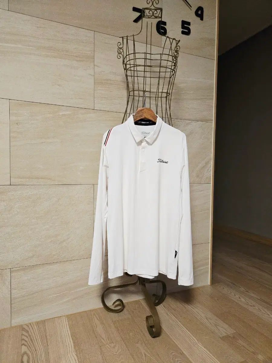 L/100 タイトリスト ツアーフィット メンズ ゴルフ 長袖 カラーTシャツ