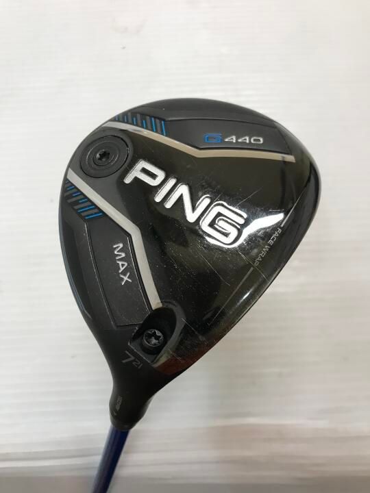 ピン　G440 MAX　21度　ALTA J CB BLUE　SRフレックス　フェアウェイウッド　中古【最短即日発送】