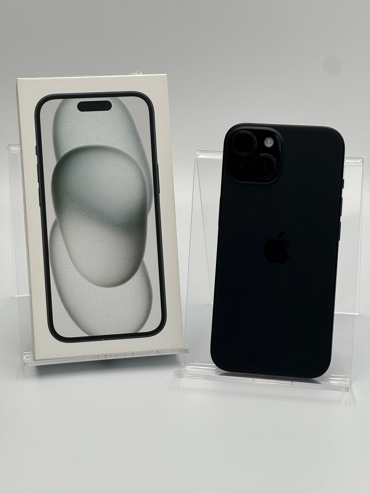 【箱付き中古C】iPhone 15 128GB ブラック バッテリー【86%】 SIMフリー 白ロム 48,000円