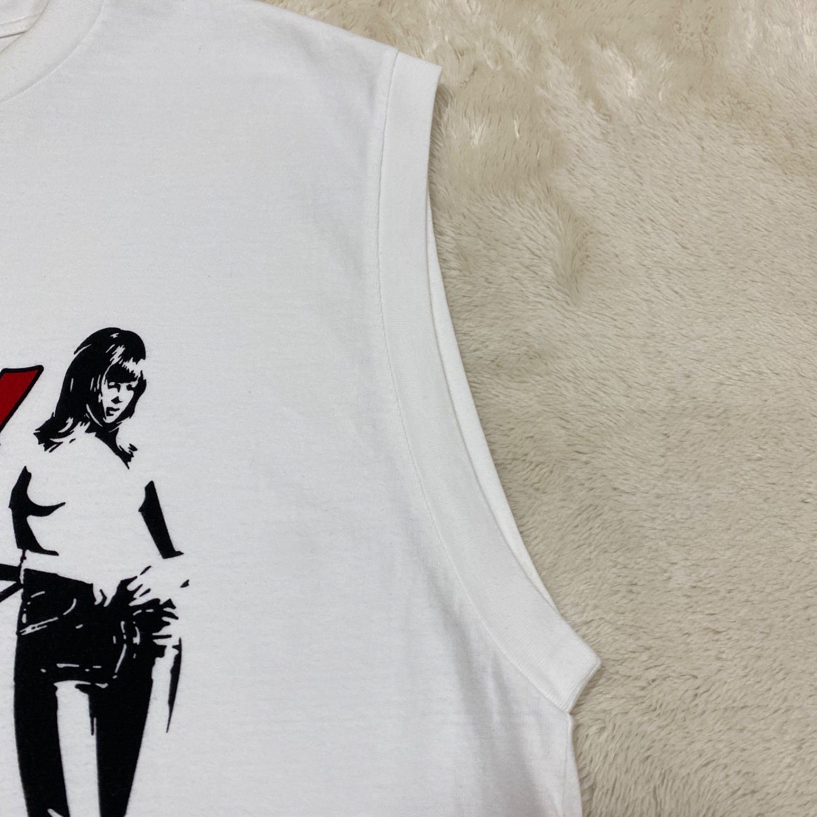 HYSTERIC GLAMOUR ヒスガール ノースリーブTシャツ L 日本製 Y2K 