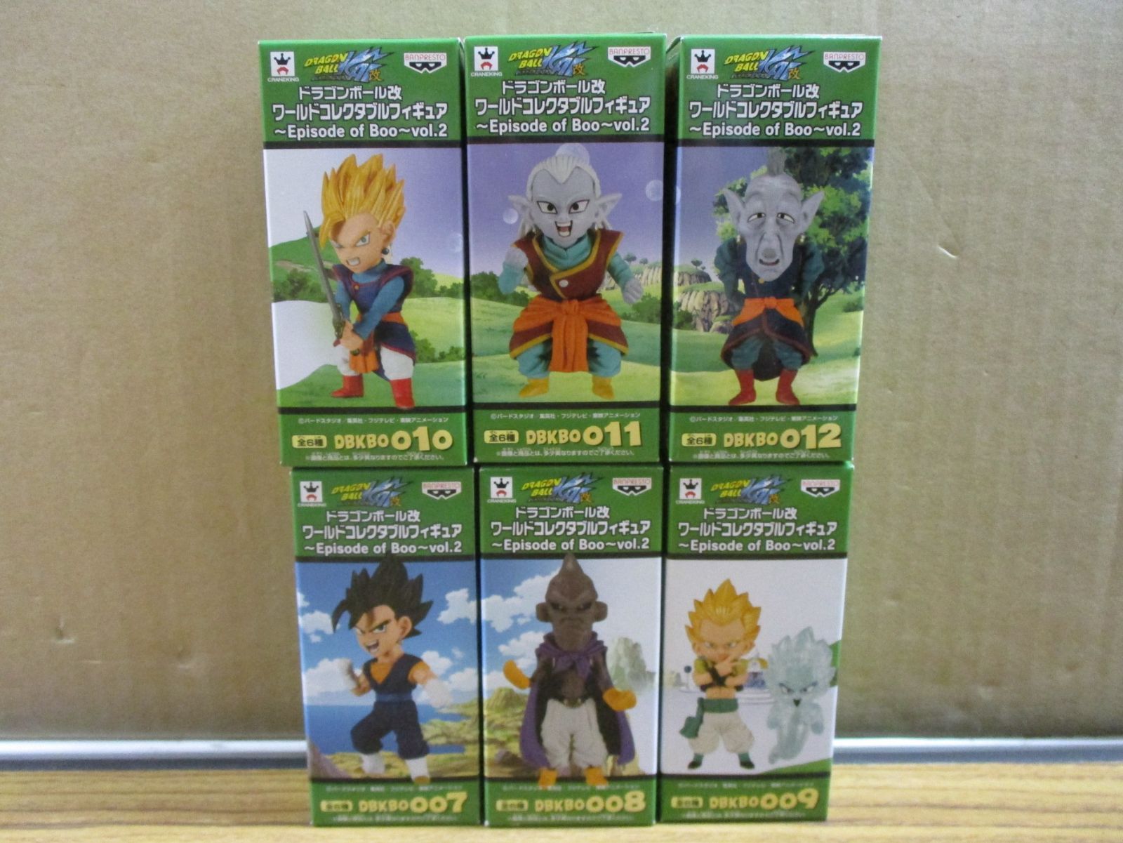 バンプレスト WCF ドラゴンボール改 ワールドコレクタブルフィギュア Episode of Boo vol.2 全6種 未開封品