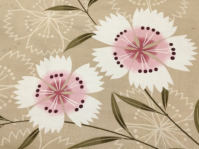 平和屋本店□浴衣反物 まとめて 45点 蝶 花柄 ENMUSUBI 四季の花木染
