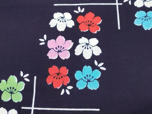 平和屋本店□浴衣反物 まとめて 45点 鳥 蝶 花柄 紫絃染ゆかた 婦人