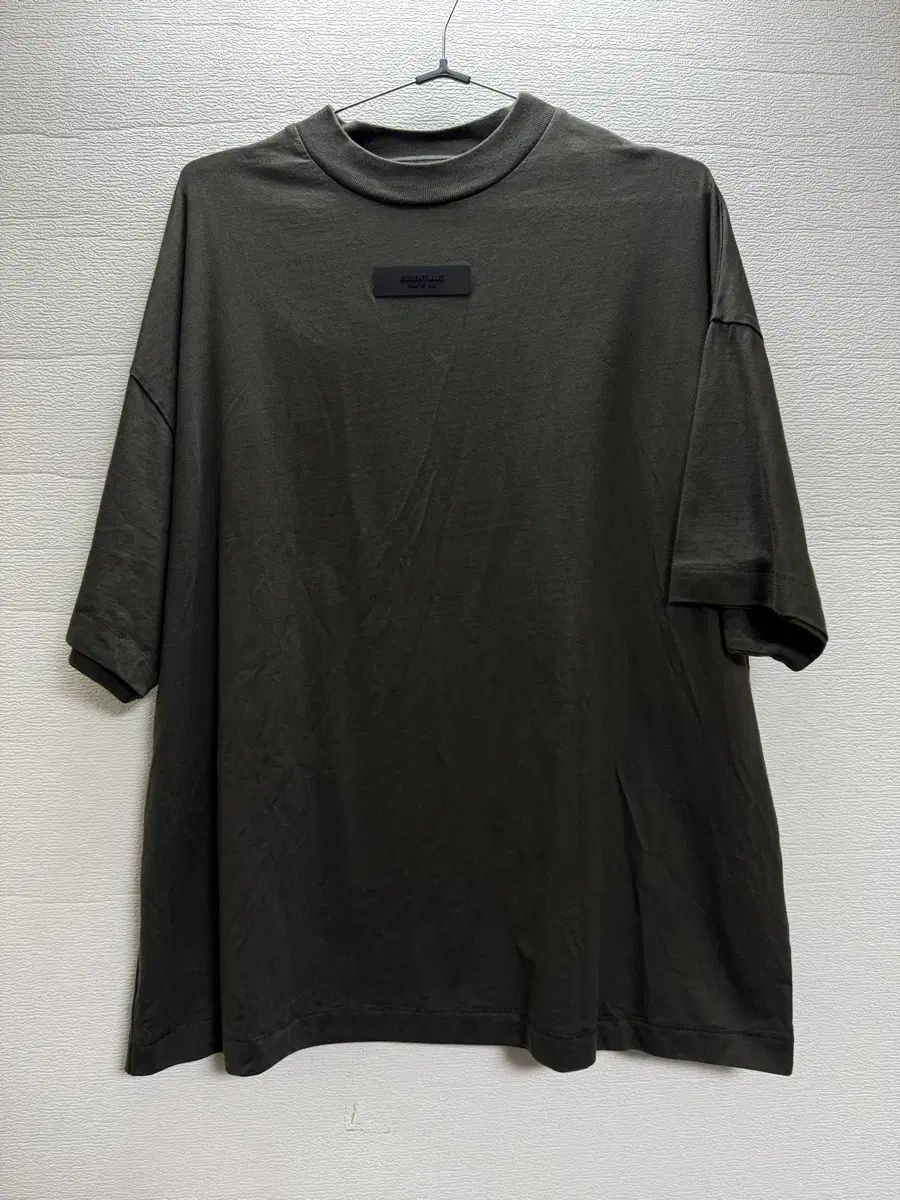 フィアオブゴッド エッセンシャルズ 半袖Tシャツ ダークグリーン (オーバーサイズ)