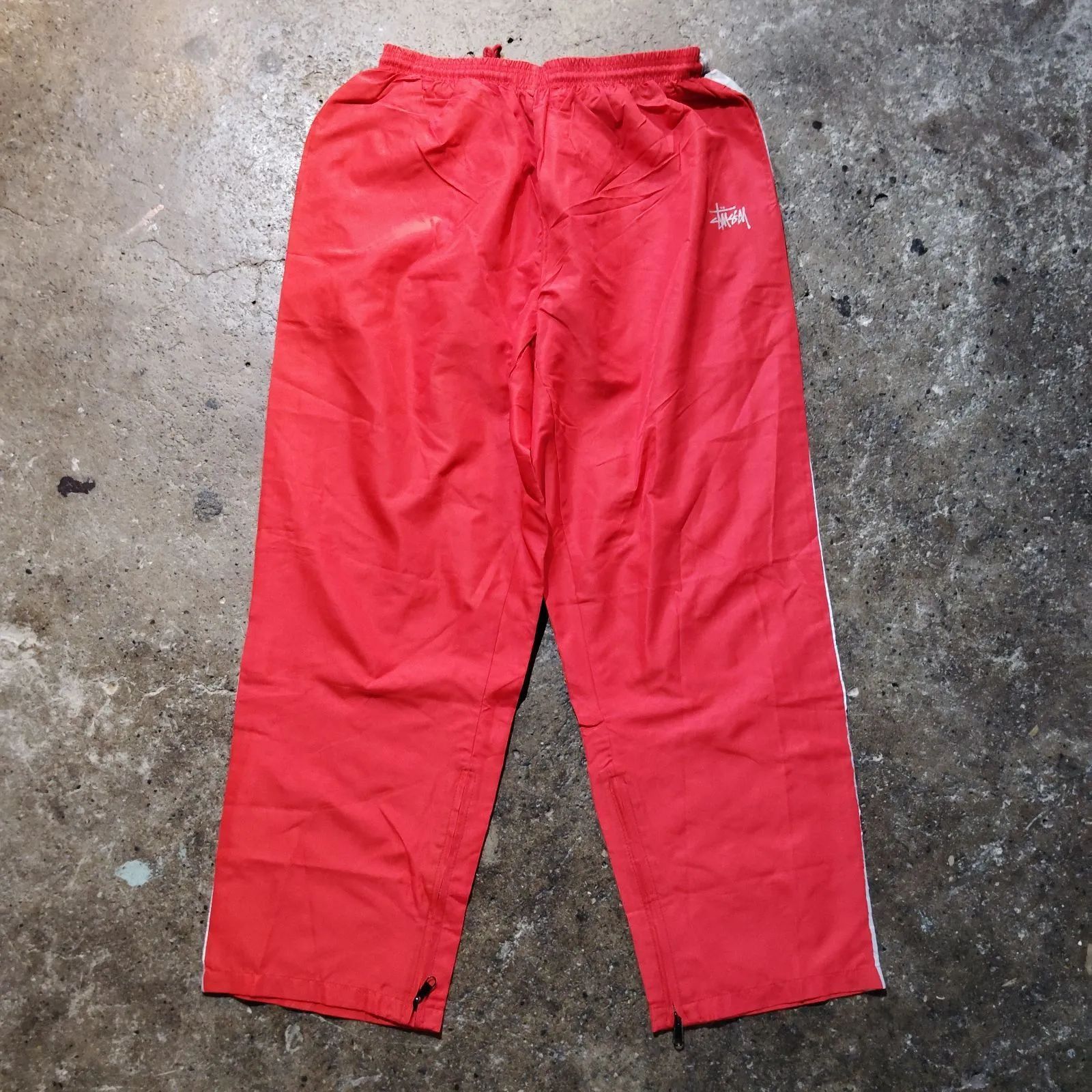 STUSSY SPORT 90's トラックパンツ レッド XXL ステューシースポーツ 9,360円