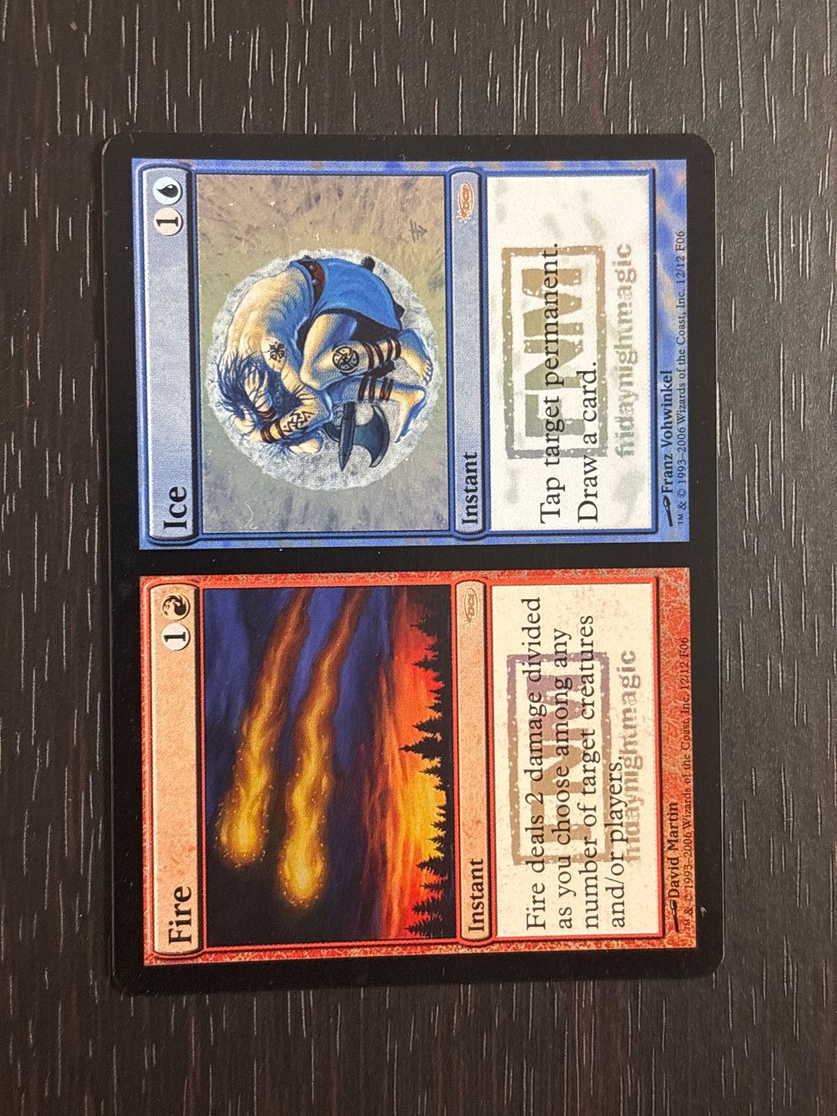 nv9 10 Foil 火+氷/Fire+Ice FNM 英語版 EN MTG - メルカリ