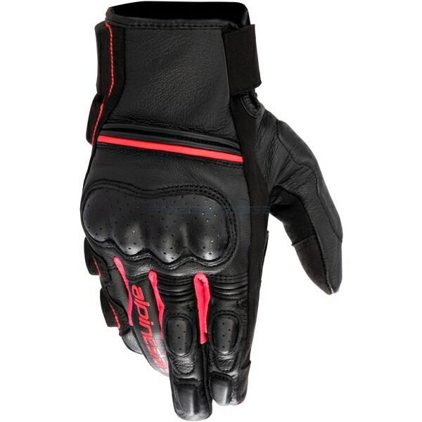 alpinestars アルパインスターズ レディース STELLA PHENOM LETHER GLOVE カラー:BLACK DIVA PINK(1839) サイズ:XS