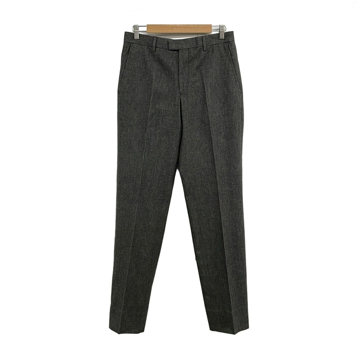 FERRAGAMO/SalvatoreFerragamo(サルバトーレフェラガモ) パンツ サイズ46 S メンズ美品 - ダークグレー×黒 フルレングス 5,670円