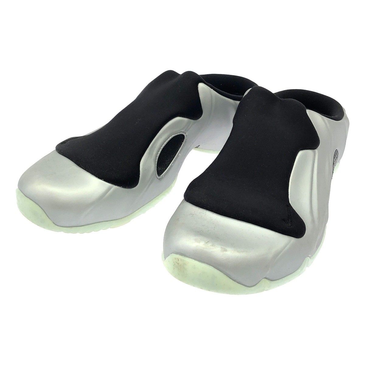 NIKE ナイキ CLOGPOSITE CHROME/BLACK-ICE クロッグポジット ミュールスニーカー FQ8257-002 シルバー 28.5cm