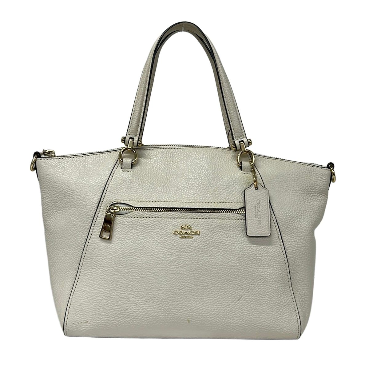 COACH(コーチ) ハンドバッグ - 79997 アイボリー レザー