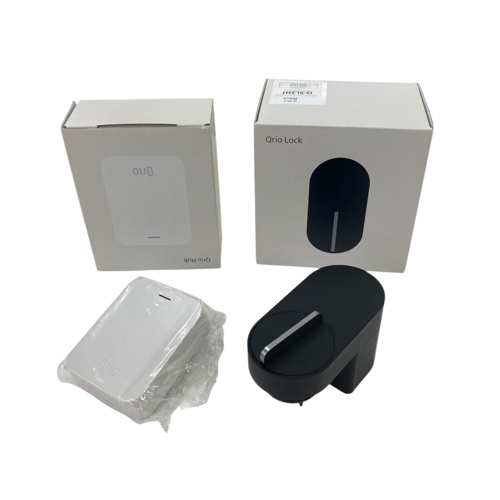186000 現状品 Qrio Lock Qrio Hub セット Q-SL2 Q-H1A ブラック/ホワイト