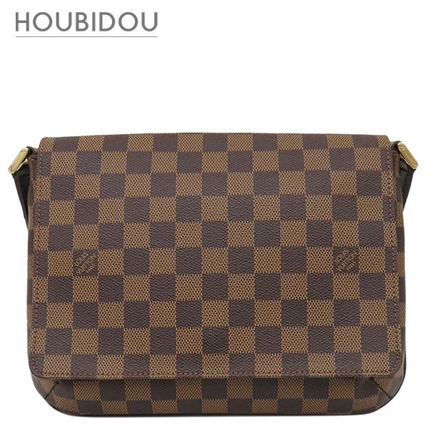 ルイヴィトン LOUIS VUITTON ショルダーバッグ ミュゼットタンゴ ショート モノグラムキャンバス モノグラム ゴールド金具 茶 ショルダー N51255 LM1000【中古】