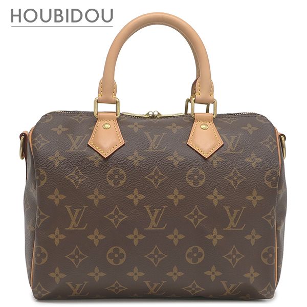 ルイヴィトン LOUIS VUITTON 2WAYバッグ スピーディ バンドリエール 25 モノグラムキャンバス モノグラム ゴールド金具 茶 M46977 MB3189 【保存袋】【中古】