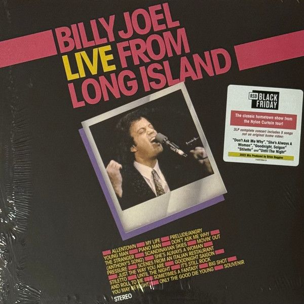 3discs LP Billy Joel Live From Long Island (12inch Vinyl for RSD) 19658700861 Columbia 未開封 /00780