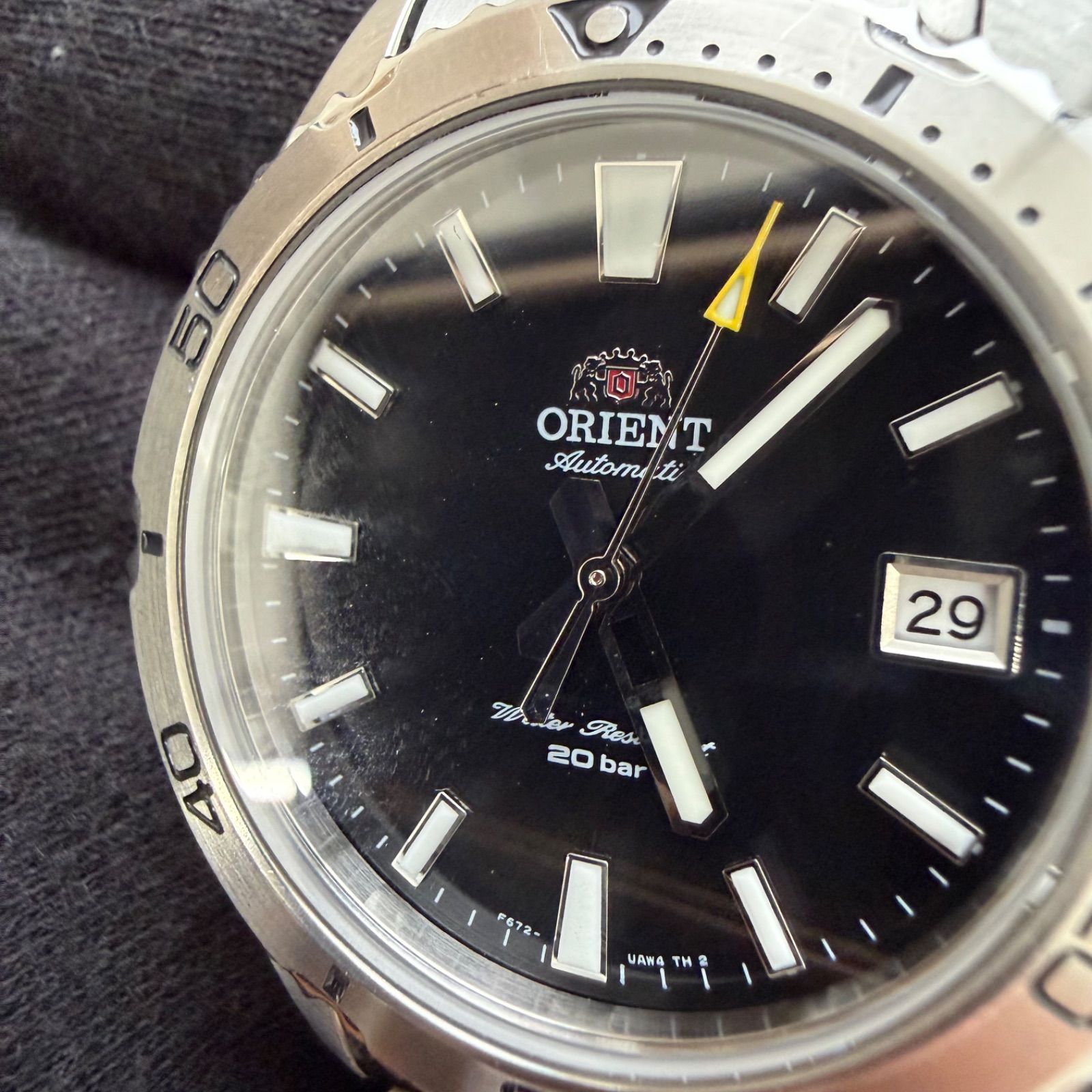 ORIENT オリエント MAKO 40 マコ40 自動巻き ブラック 箱・余りコマ