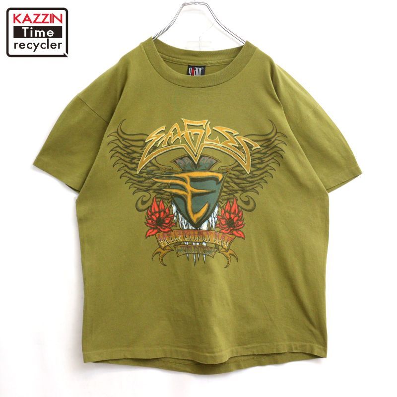 90s USA製 vintage GIANT イーグルス Eagles バンドＴシャツ メンズ 表記XLサイズ 8,960円