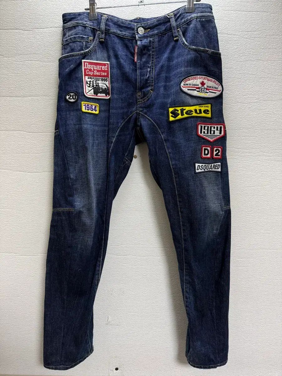 DSQUARED2 ディースクエアード2 パッチ パンツ (eu52) (34) 10,182円