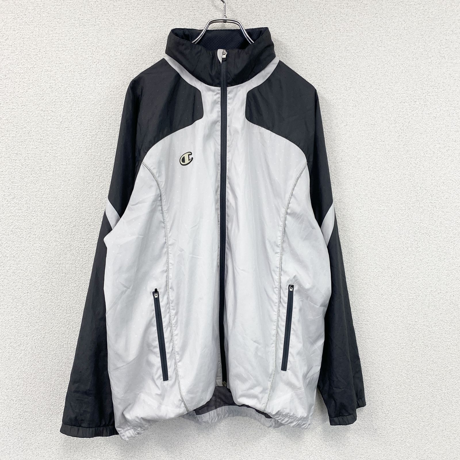 Champion チャンピオン フルジップジャケット 白 ホワイト Oサイズ