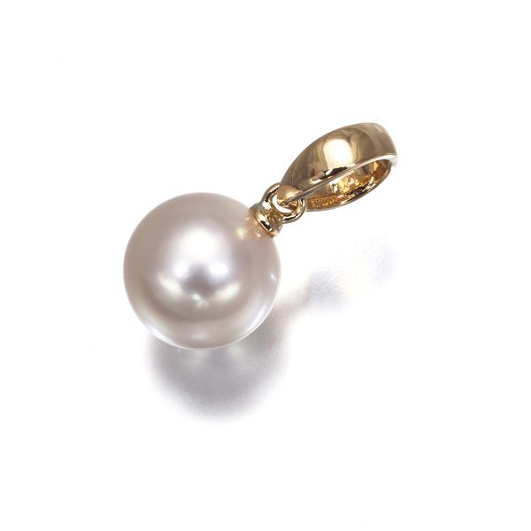 TASAKI タサキ ペンダントトップ パール 真珠 8.3mm 一粒 K18YG #197773