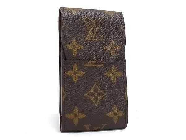LOUIS VUITTON ルイヴィトン シガレットケース エテュイ シガレット M63024 ブラウン系 モノグラム ユニセックス 煙草入れ 美品 12,012円