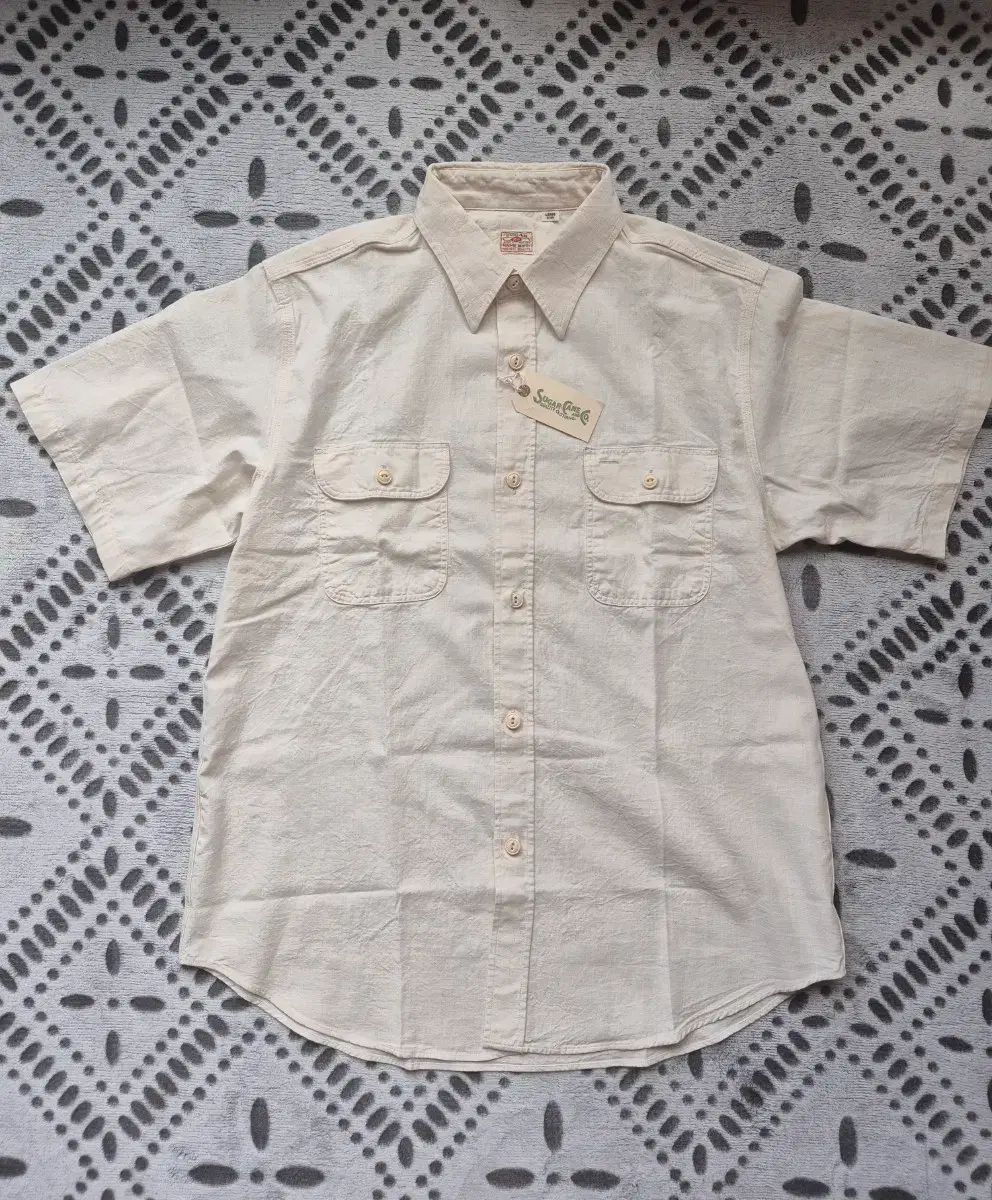 SUGAR CANE(シュガーケーン) シャンブレー ウォーク 半袖 シャツ 白 19,324円