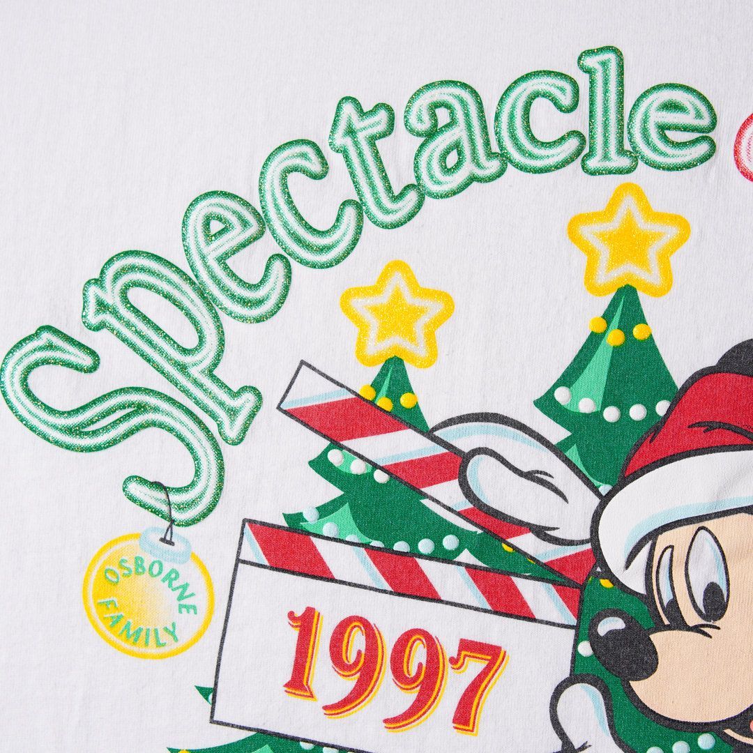 90s USA製 1997年製 ディズニー Disney ミッキー Tシャツ M ホワイト